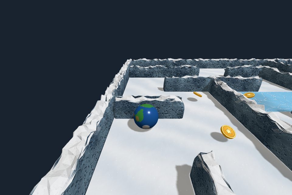 Exploring the Glacier maze from inside, behind the marble